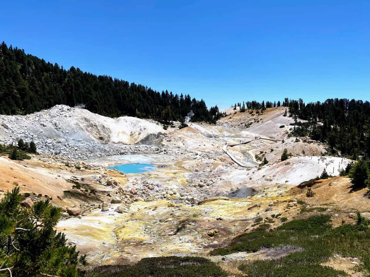 Bumpass Hell Trail is one of the best things to do in Lassen Volcanic National Park