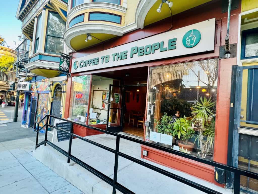 Coffee to the People Cafe at Haight Ashbury