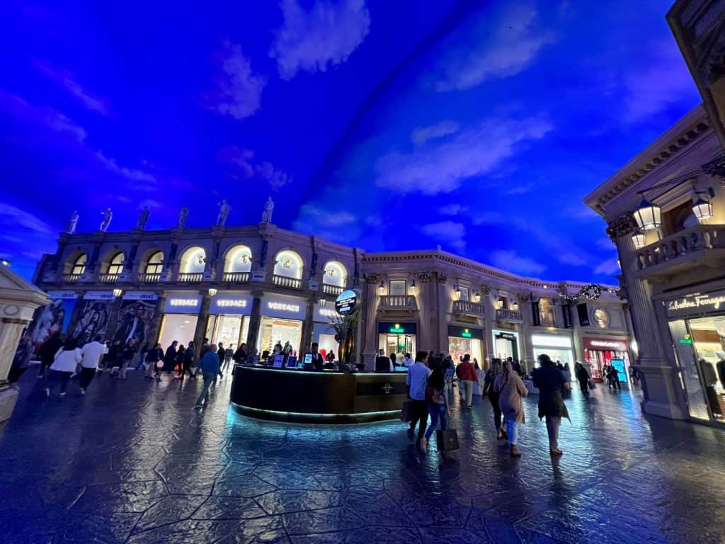 Forum shops at Caesars Palace Las Vegas