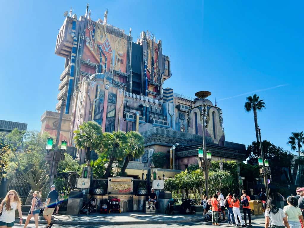 Guardians of the Galaxy ride at California Adventure
