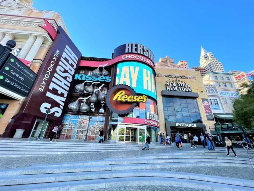 Hershey's World in Las Vegas for candy and gifts shopping