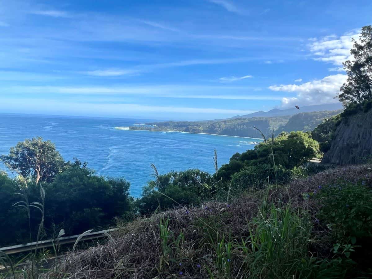 View of Kaenae Peninsula from Kaumahina Park Overlook