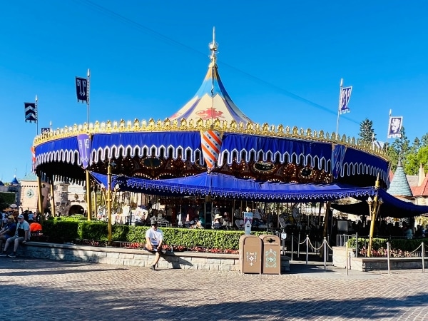King Arthur Carrousel ride at Disneyland