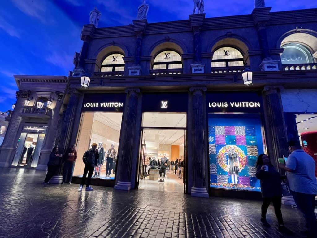 Louis Vuitton store at Forum Shops