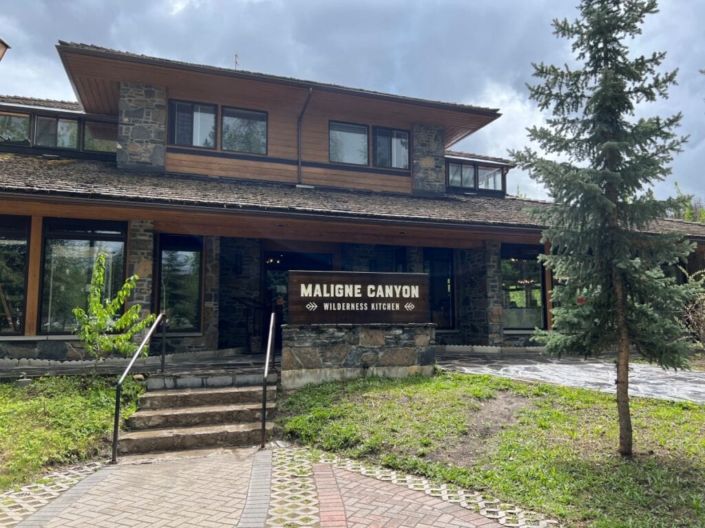 Maligne Canyon restaurant in Jasper