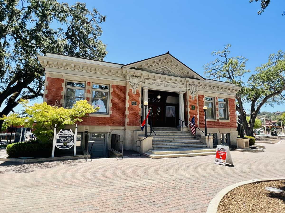Historic Carnegie library museum in Paso Robles
