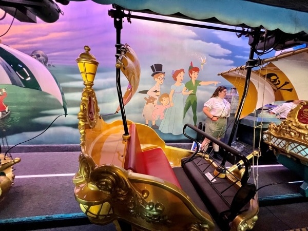Peter Pan's Flight ride at Disneyland is a family friendly ride