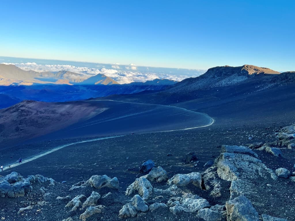 Sliding Sands trail on Haleakala summit