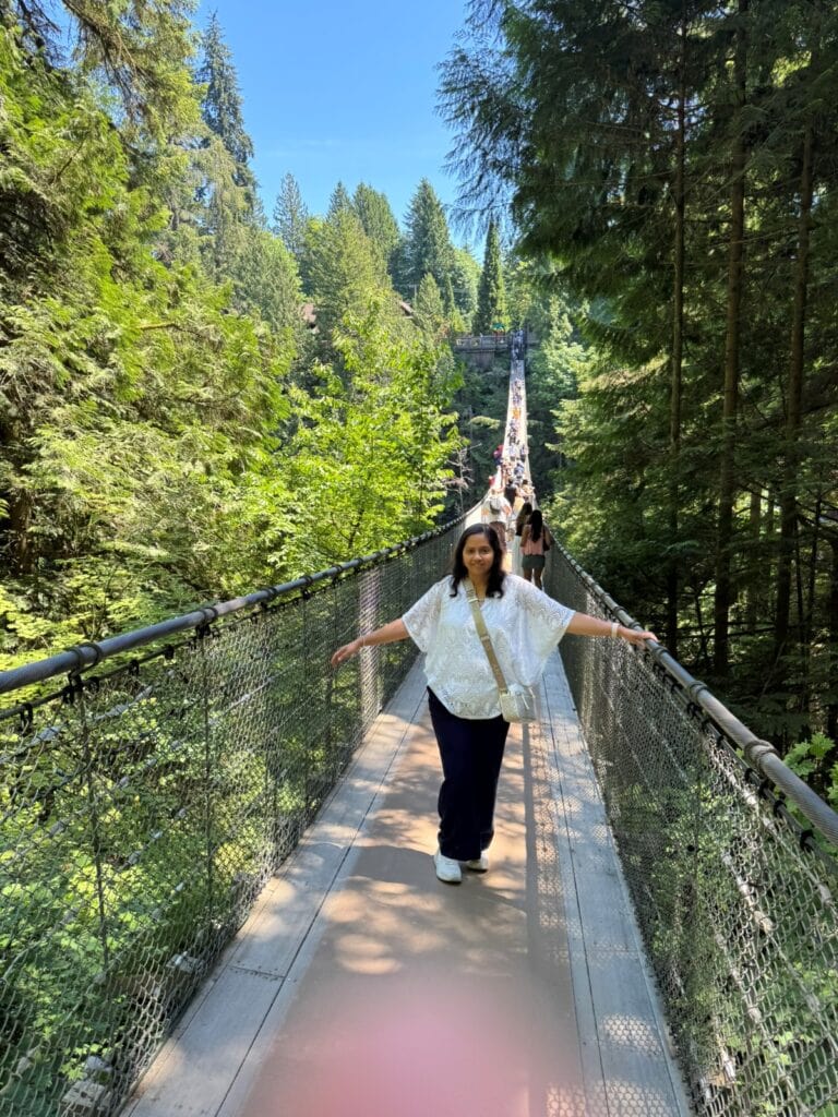 Me at Capilano Suspension bridge