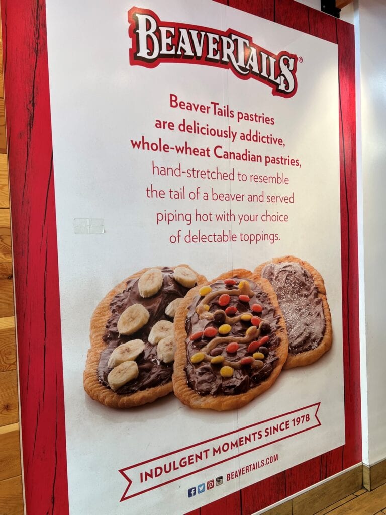 Beavertails sign