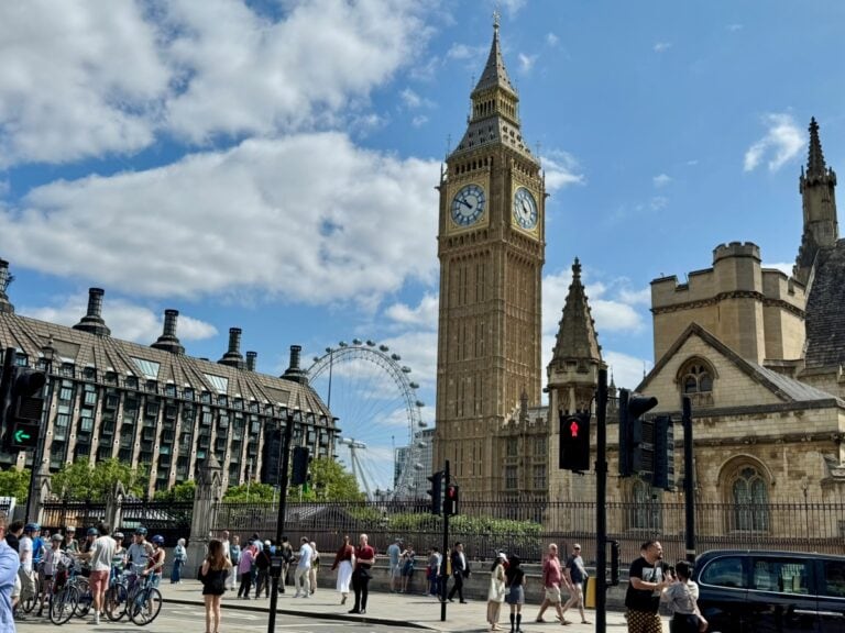 Big Ben clock tower in London, iconic UK landmark and popular travel destination.