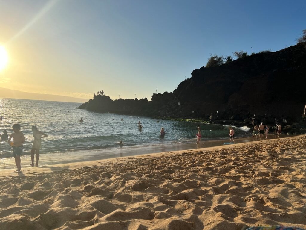 Black Rock beach in Maui