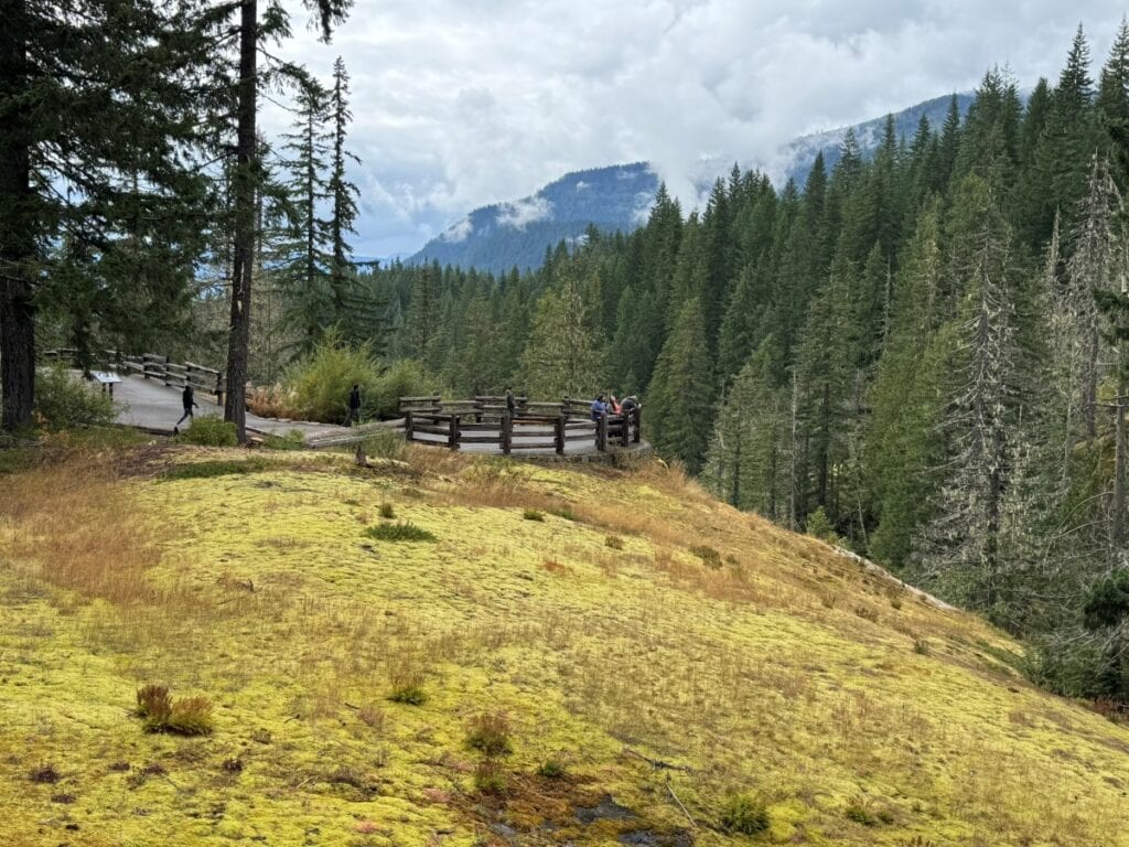 Overlook area at Box Canyon