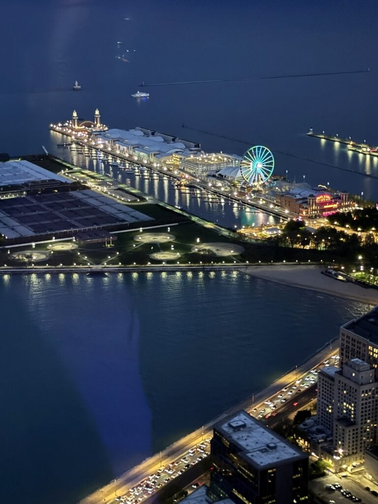 Navy Pier from Chicago 360