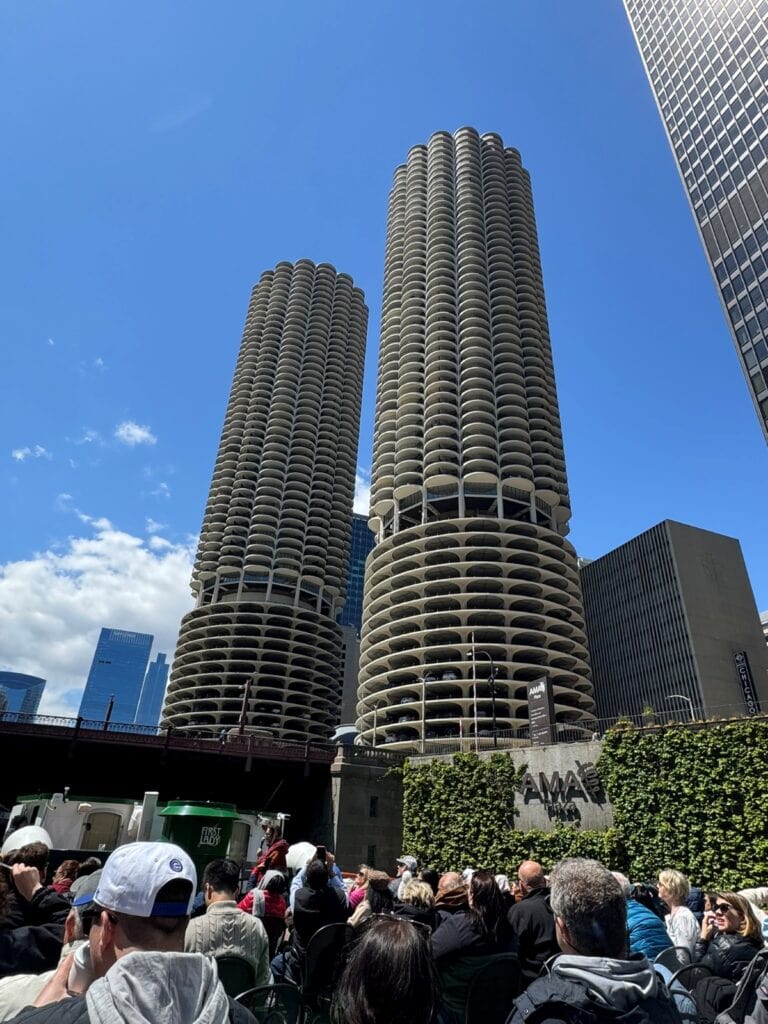 Chicago buildings from the architecture river cruise