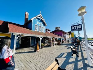 Stroll along the Shoreline Village on a day trip to Long Beach