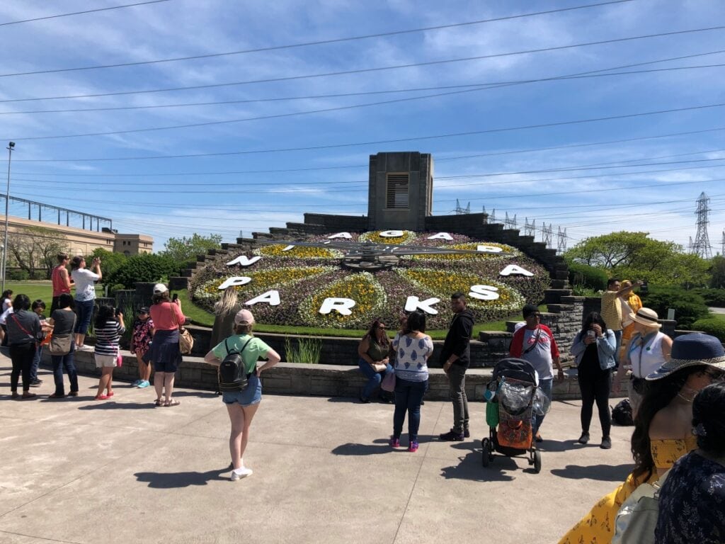 Floral Clock near Niagara Falls