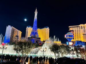 Fountain show at Bellagio Las Vegas