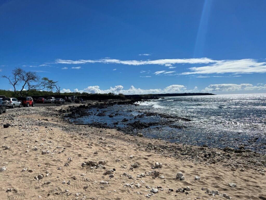 Rocky beach at La Perouse Bay
