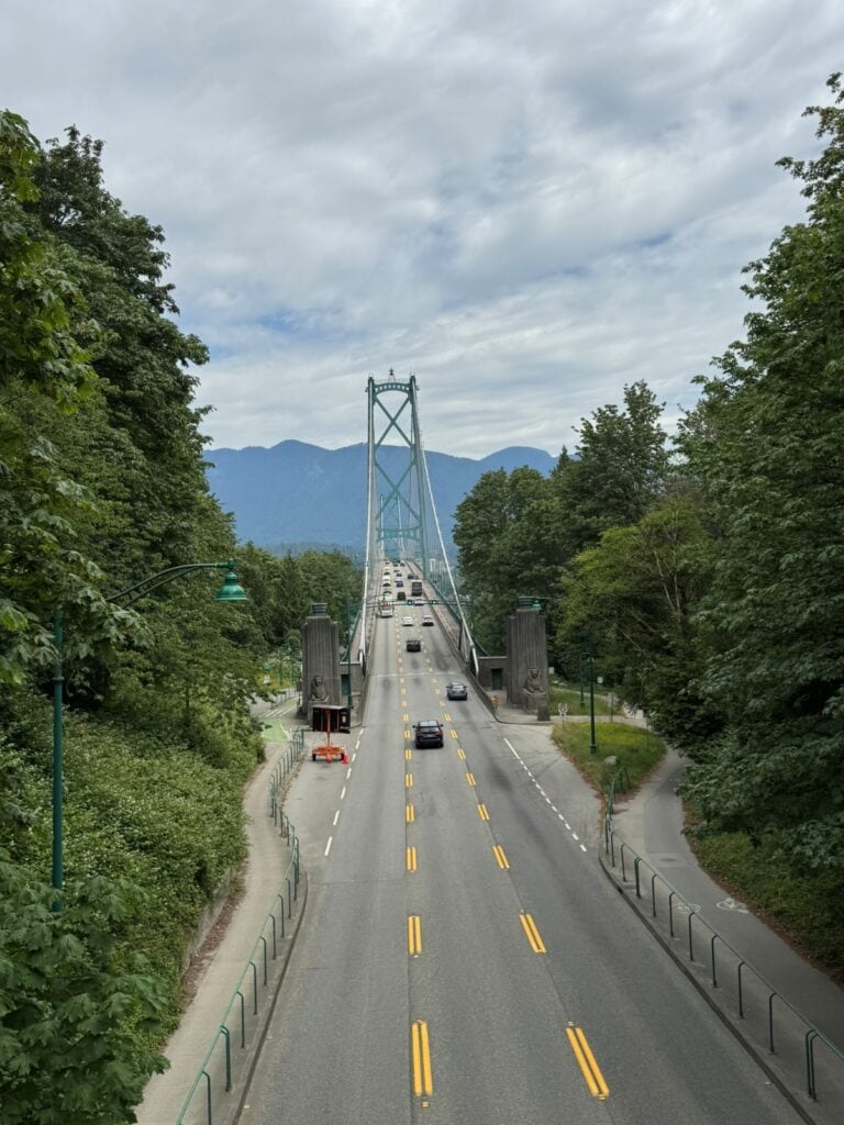 Lions Gate Bridge views from Prospect Point