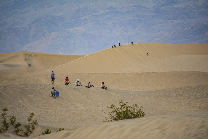 Mesquite Sand Dunes at Death Valley