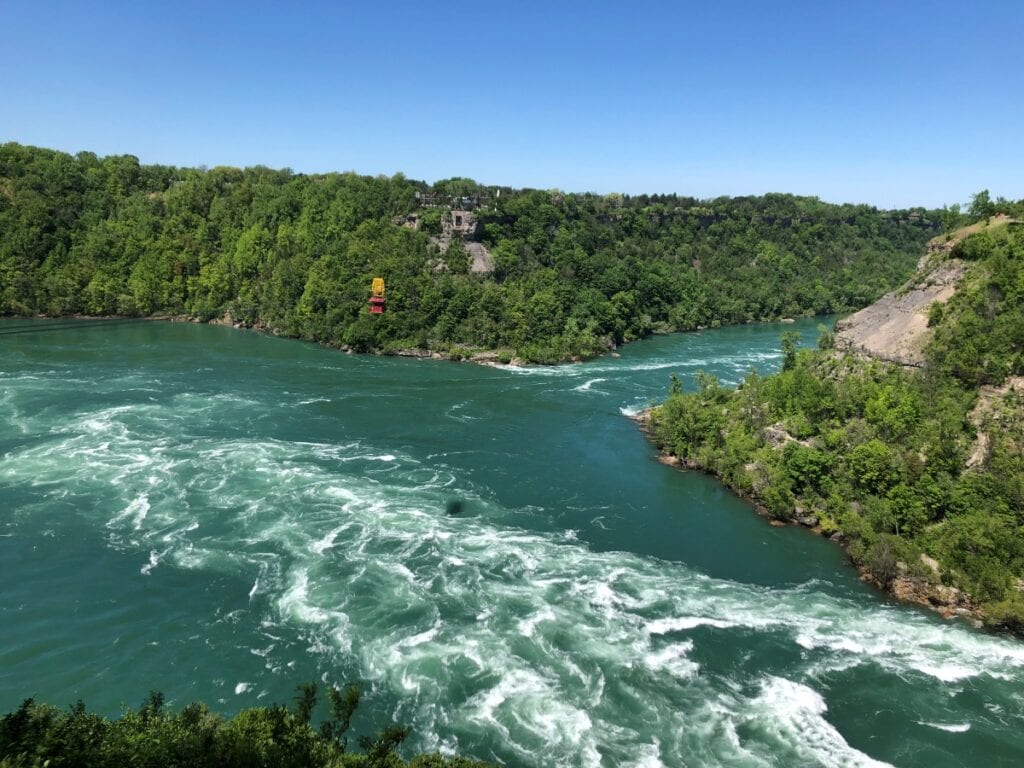 River views from Niagara Whirlpool lookout