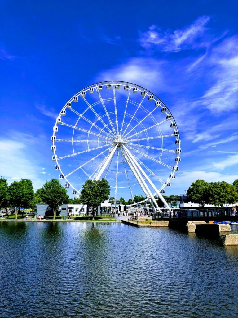Observation wheel at Old Port of Montreal