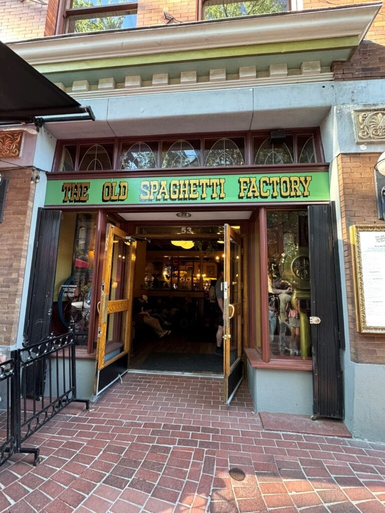 Old Spaghetti Factory in Gastown, Vancouver