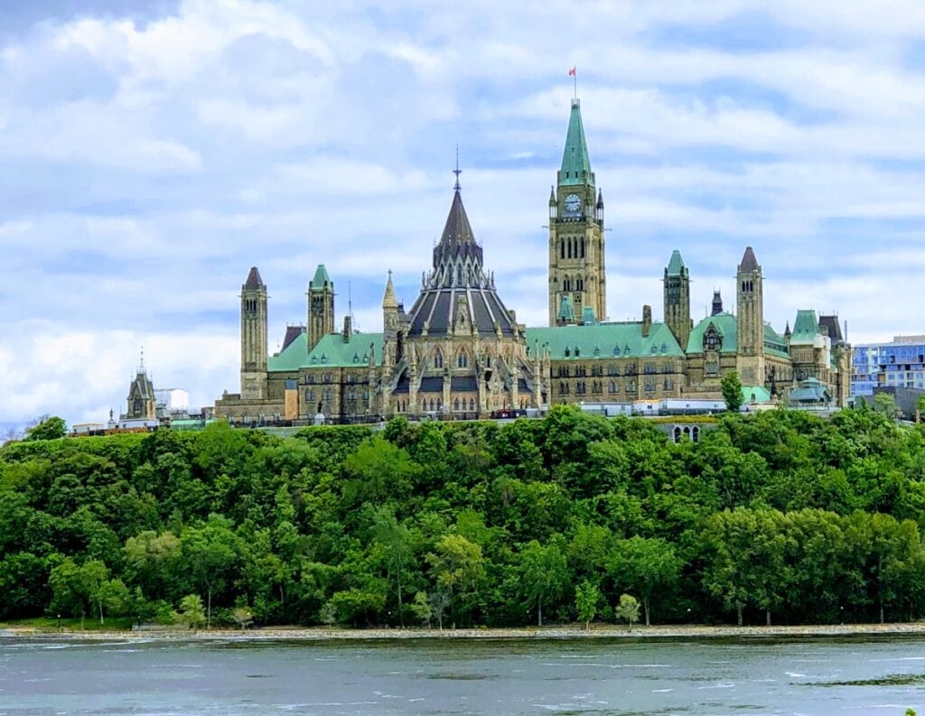 Parliament Hill building in Ottawa