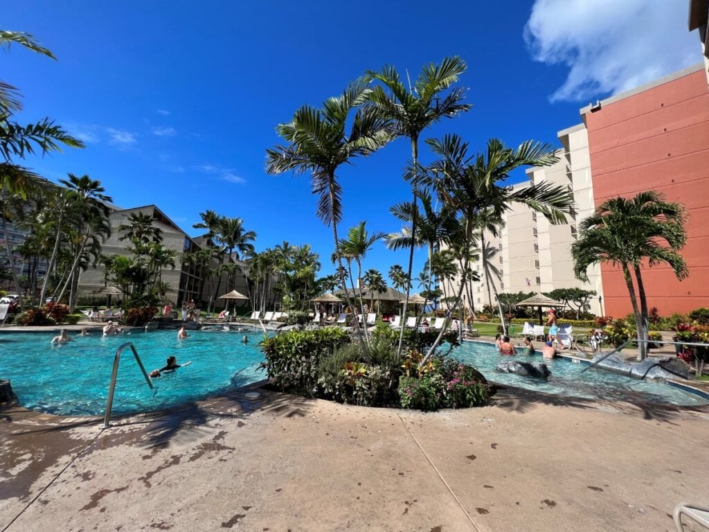 Aston Kaanapali Shores pool area