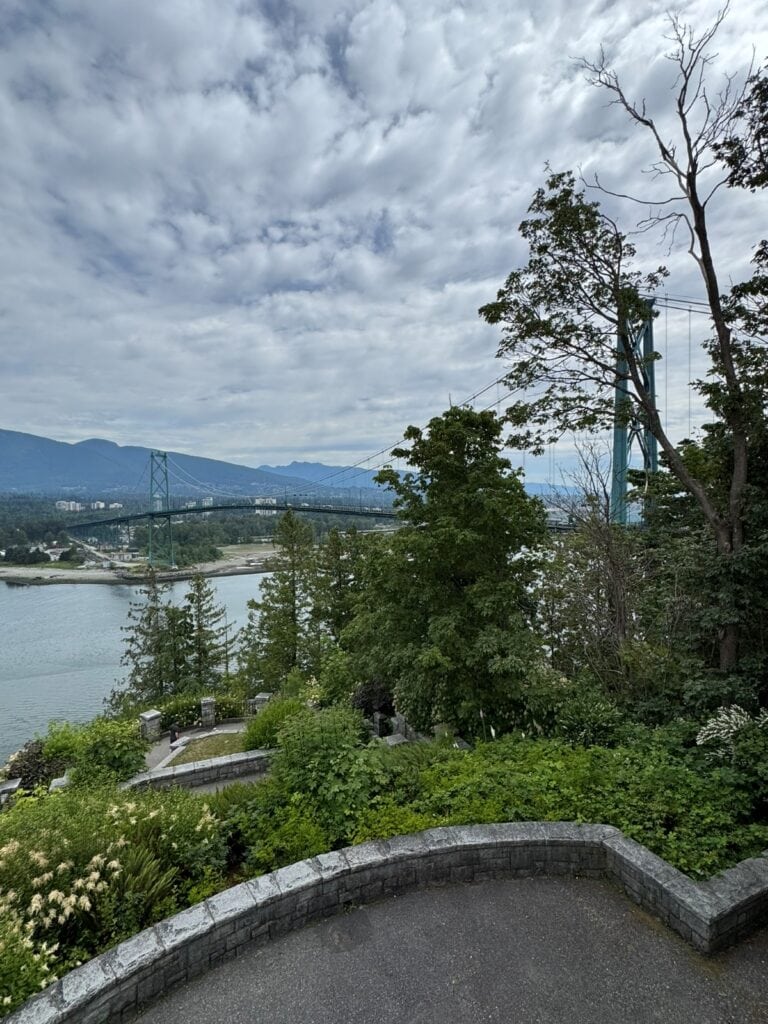 Lions Gate Bridge views from Prospect Point