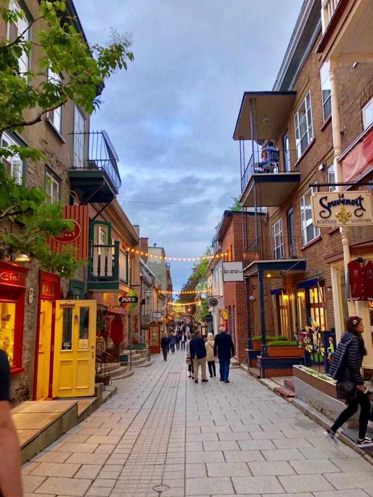 Rue du Petit Champlain in Old Quebec City