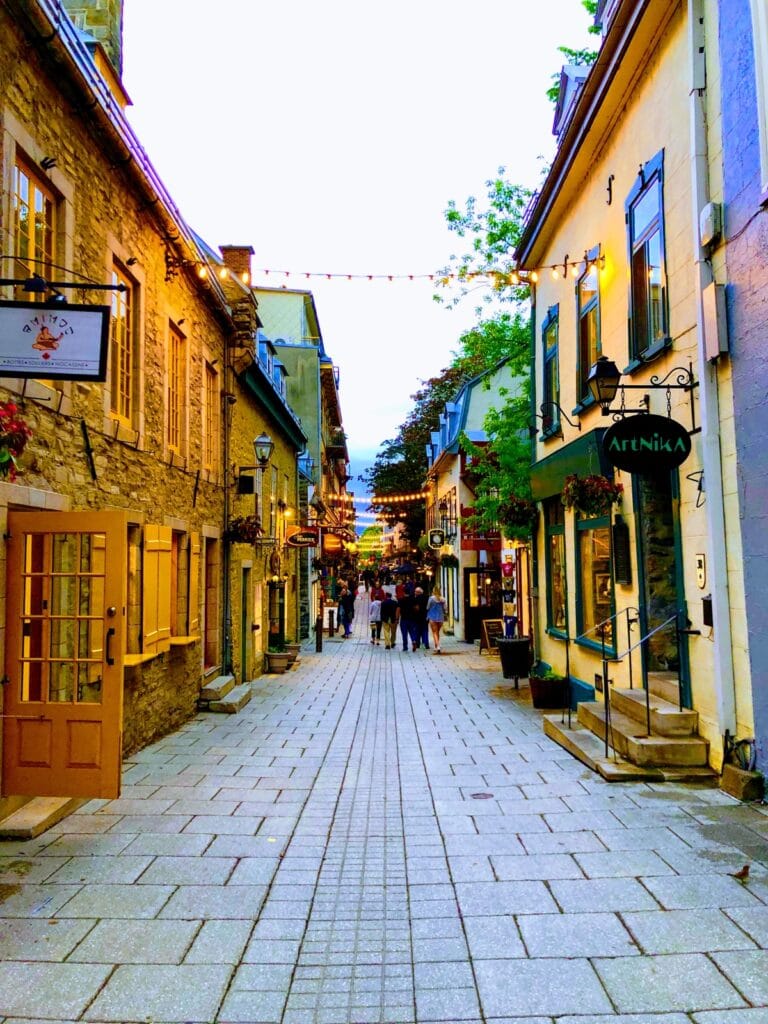 Rue du Petit Champlain in Old Quebec City