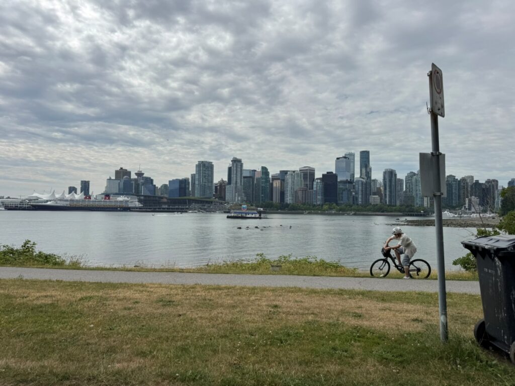 Vancouver downtown views from Stanley Park