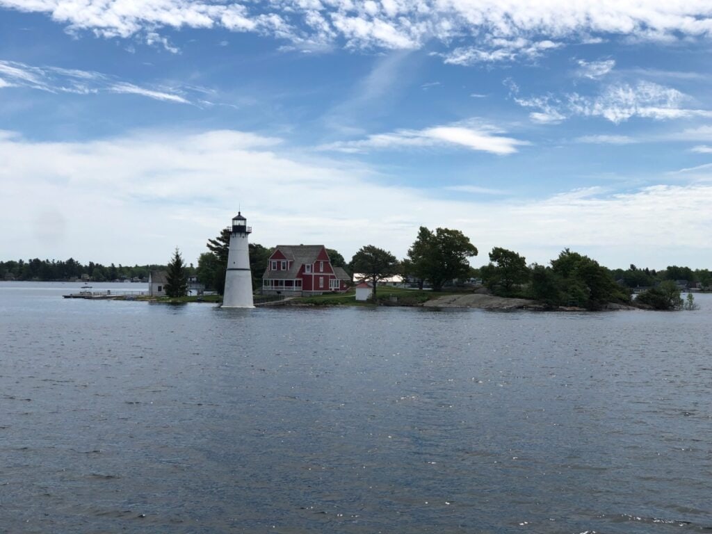 Beautiful mini islands seen on the Thousand Islands Cruise