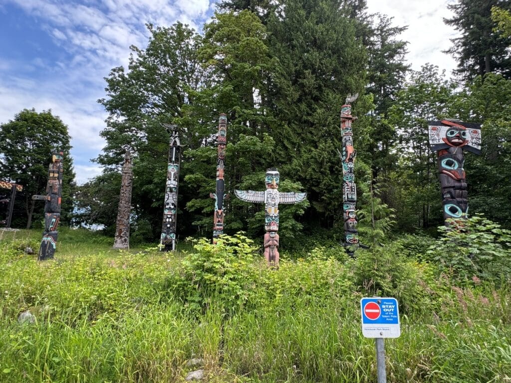 Totem Poles in Stanley Park