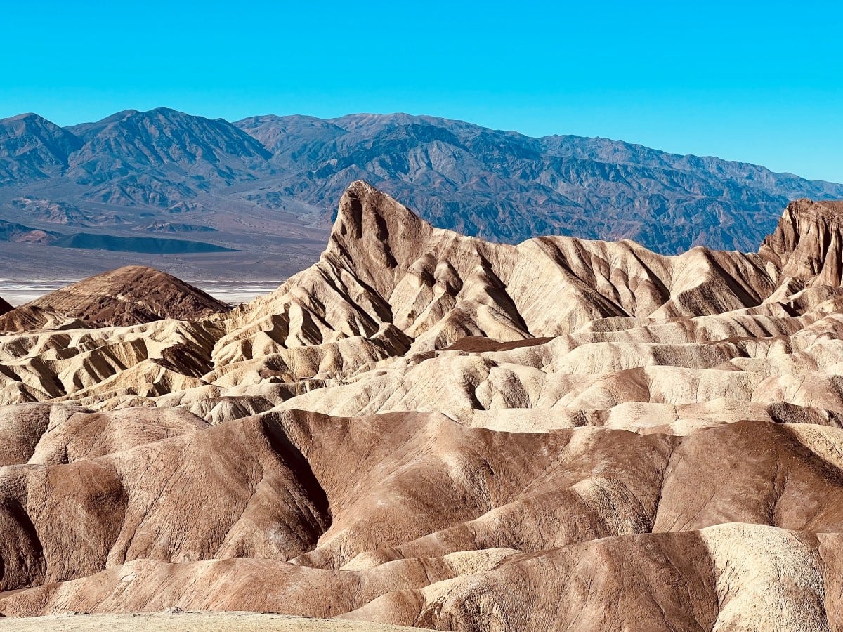 One day in Death Valley Itinerary Zabriskie Point